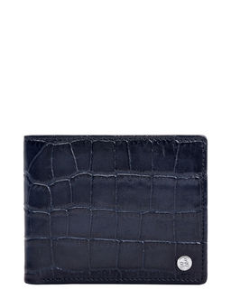 Eske - Kev Men's Two Fold Wallet Navy Blue Hand-Stitched