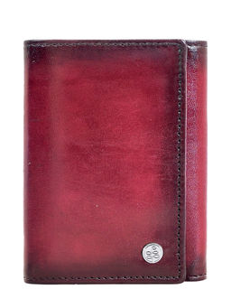 Eske - Tobias Trifold Men's Three Fold Wallet Wine Hand-Stitched
