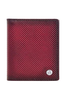 Eske - Verline Card Holder 8 Card Holders Wine Hand-Stitched Perfo