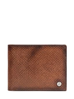 Eske - Lowie Bifold wallet For Men RFID 8 Card Holders, British Tan Hand-Stitched Perfo