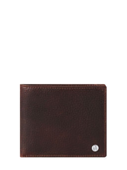 Eske - Davy Leather Two Fold Wallet for Men, 12 Card Holders, Cognac Texas