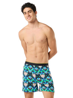 Bummer - Men Printed Multi-Color Boxers Underwear Ultra Soft & Breathable