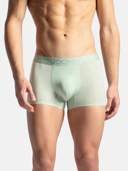 Jockey - IC44 Men Tactouch Microfiber Seamfree Bonded Tech Solid Trunk - Pistachio Green