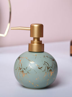 Voncasa - Ceramic Green Soap Dispenser