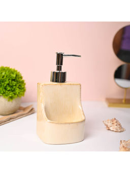 Voncasa - Beige Ceramic Soap Dispenser