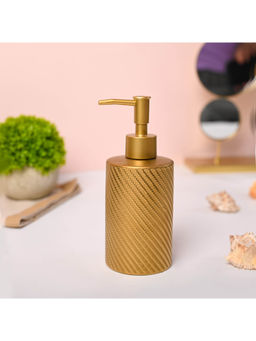 Voncasa - Gold Ceramic Soap Dispenser