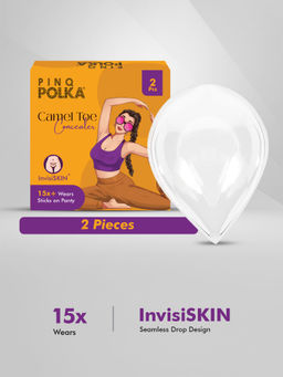 Pinq Polka - Camel Toe Concealer Transparent – Reusable & Invisible (1 Pair)