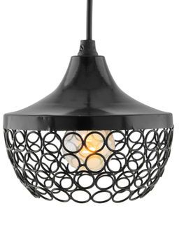 Homesake - Glossy Black Hanging Goblet Ceiling Light