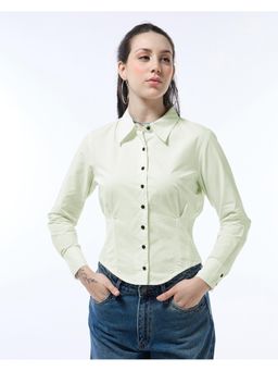 Bewakoof - Women's Off White Corset Shirt