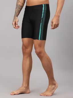 Vector X - Black OMCS-343 Mens Printed Compression Shorts