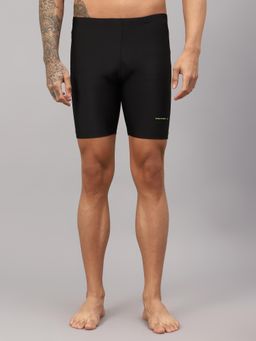 Vector X - Black OMCS-347 Mens Printed Swimming Compression Jammer Shorts