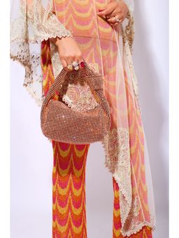 ODDCAT - Rosalind Genuine Leather Embellished Handbag