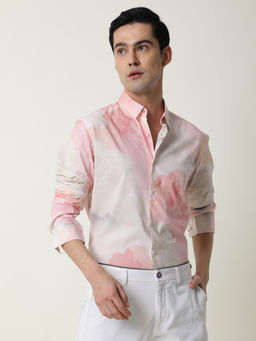 Rare Rabbit - Pink Casual Shirts