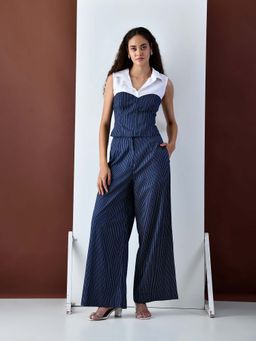 KELIN - Evie Regular Fit Classic Pinstripe Co-Ord Set