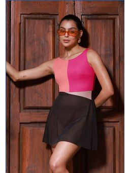 The Active Story - Mesh Skirt style Swimsuit