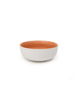 EZ Life - Matte Pastel Bowl 1 Piece 7 25 Inch Ceramic Bowl (1000 ml) Sesame Series Matt Amber