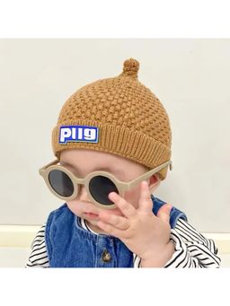 Priaansha Creations - Brown Pacifier Winter Beanie Cap
