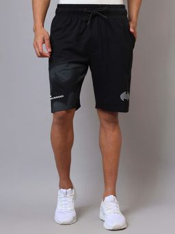 Free Authority - Official Dc Comics Batman Graphic Cotton Blend Black Shorts