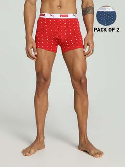 Puma - Stretch AOP WB 04-Pk 2 Men's Multi-Color Trunks (Pack of 2)