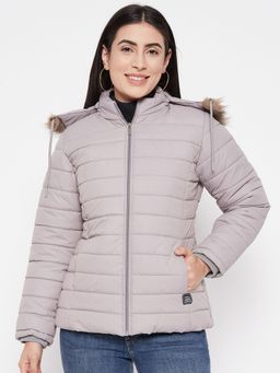 Vero Amore - Women Winterwear Jacket-Grey