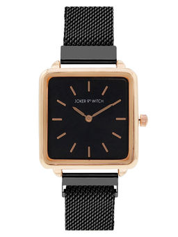 Joker and Witch - Black Stainless Steel Watch - AMWW399