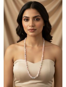 Kastiya Jewels - Rose Quartz Semi Precious Gemstone Necklace