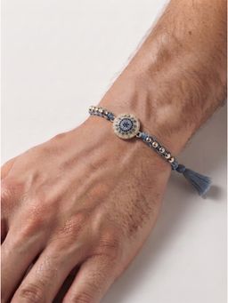 MINJI AND CO. - Love Bond Rakhi Gold Plated Brass with CZ Stone Adjustable Thread