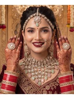 NUI - Gold Plated Bridal Jewellery Set For Women