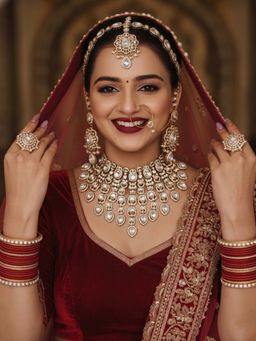 NUI - Gold Plated Bridal Jewellery Set For Women