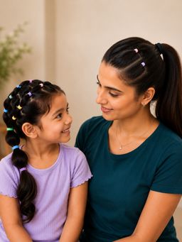 Accessher - Multicolour Mini Elastic Hair Band Set