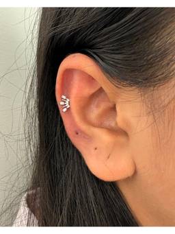 Boldiful - 925 Sterling Silver Boldiful Crown Silver Piercing Studs