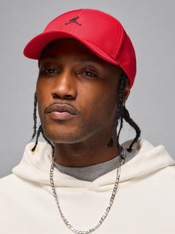 Nike - Unisex Red Jordan Rise Cap (M/L)