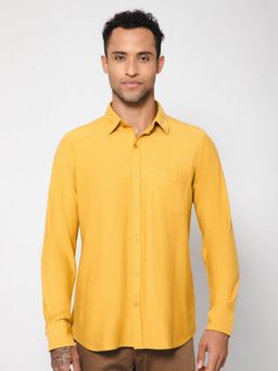 Cantabil - Men Mustard Shirt