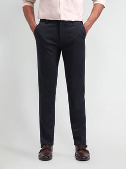 Arrow Newyork - Mens Navy Blue Formal Trouser