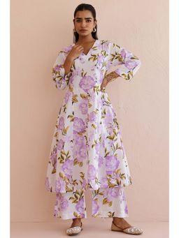 SAYARISH - Cotton Floral Printed Kurta and Pant (Set of 2)