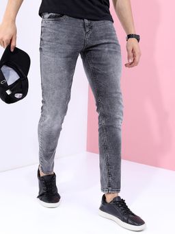 HIGHLANDER - Mens Grey Slim Fit Jeans