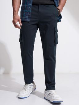 HIGHLANDER - Men Blue Slim Fit Cargo Style