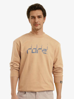 Rare Rabbit - Emry Cream Graphic Sweatshirt