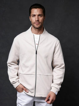 Rare Rabbit - Kezi Off White Plain Sweatshirt