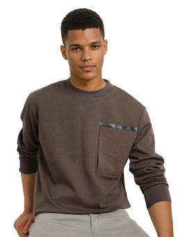 Rare Rabbit - Shaw Olive Plain Sweatshirt