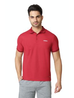 Van Heusen Innerwear - Performance Men Swift Dry & Anti Stat Polo T-Shirt - Wine