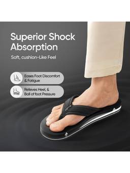 Frido - Unisex Cloud Comfort Arch Support Flipflops - Charcoal