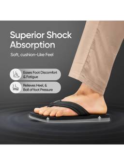 Frido - Unisex Cloud Comfort Flipflops - Charcoal