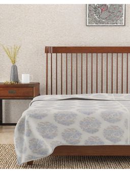 Fabindia - Blue Amaltas Printed Cotton Dohar