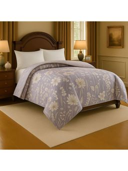 Signature - Super Soft Double Bed All Weather AC Comforter - Purple