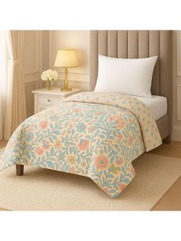 Signature - Super Soft Single Bed All Weather AC Comforter - Beige