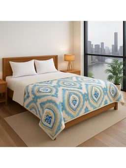 Signature - Super Soft All Weather Double Bed Ac Dohar - Blue