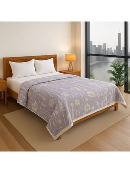 Signature - Super Soft All Weather Double Bed Ac Dohar - Purple