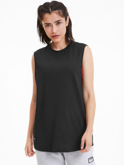 Puma - x ADRIANA LIMA Loose Fit Women's Tank Top - Black