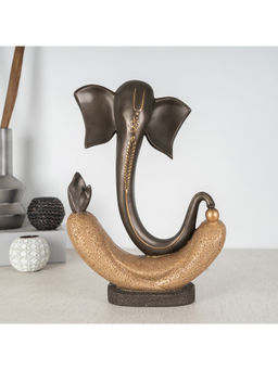HomeTown - Ganehsa Figurine Bronze & Gold